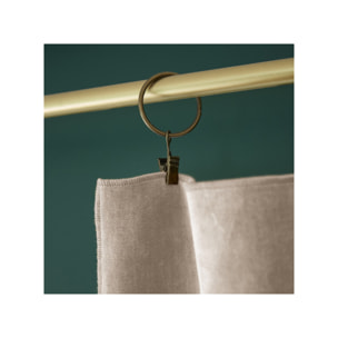 Rideau ajustable 140 x 270 cm en velours de coton - CESAR