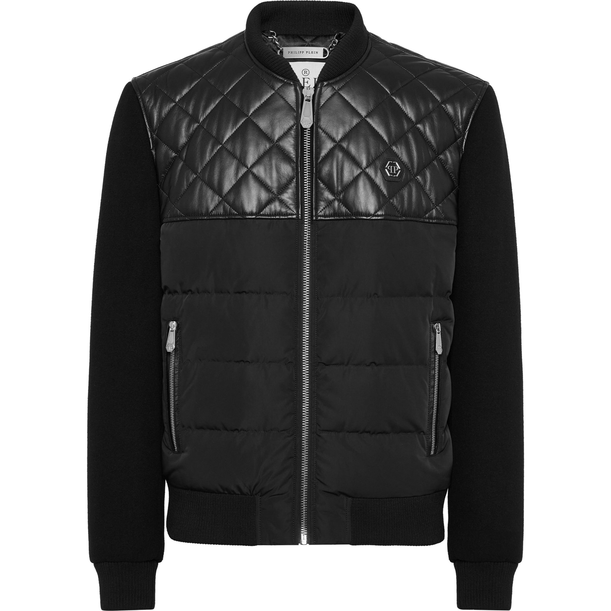 PHILIPP PLEIN Bomber de cuero