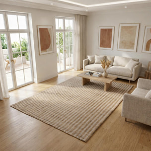 Tapis kilim tissé à la main en jute naturel