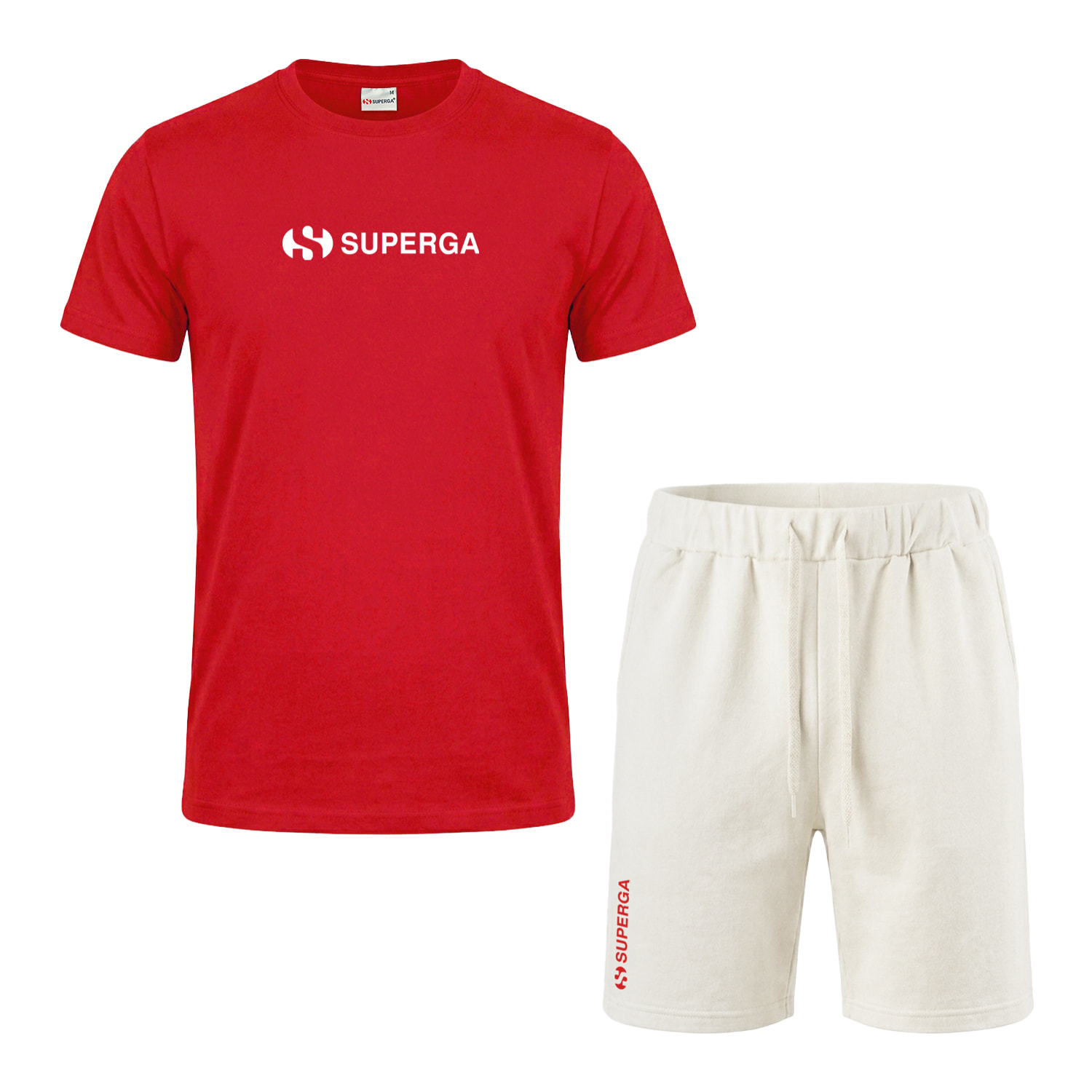 Completo Uomo SUPERGA Corto Cotone Jersey