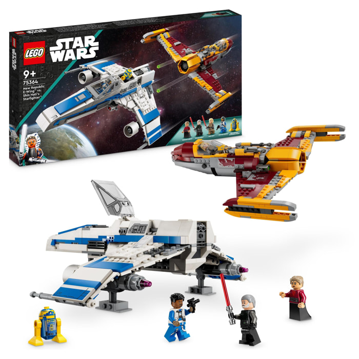 LEGO STAR WARS 75364 - E-WING DELLA NUOVA REPUBBLICA VS STARFIGHTER DI SHIN HATI