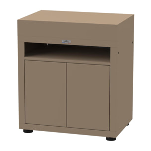 Meuble Avec Tablette, 80 X 55 cm Taupe - LE MARQUIER