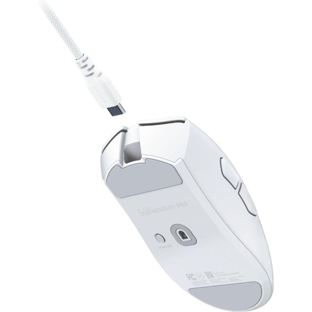 Souris Gamer Sans Fil RAZER DEATHADDER V4 PRO BLANC