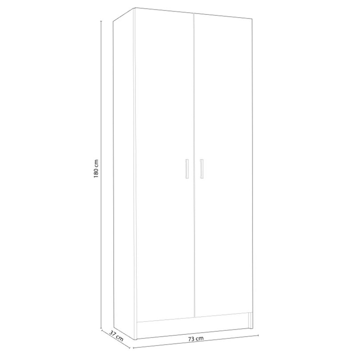 Armario Multi Useful 73 2 Puertas Roble