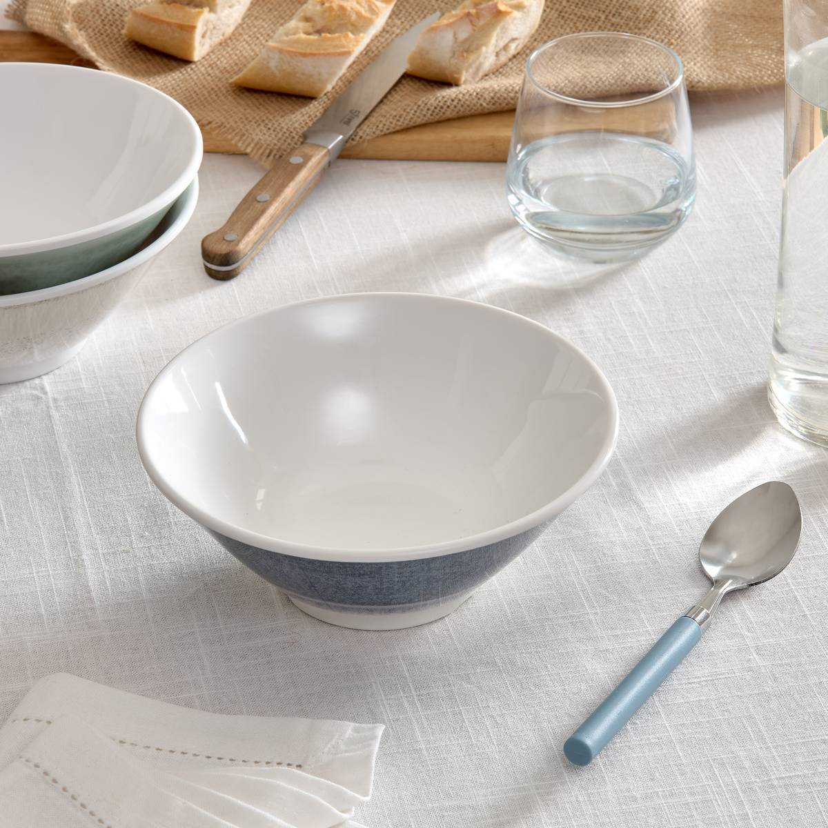 Saladier Fanny D25cm bleu