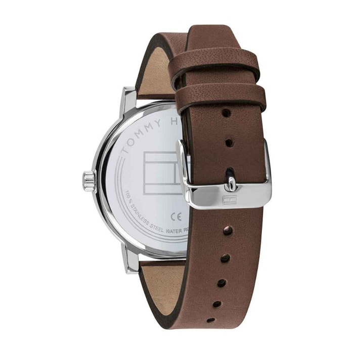 Reloj Tommy Hilfiger 1791780 Hombre Analogico Cuarzo con Correa de Piel