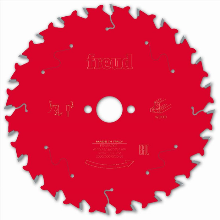 Lame pour scie circulaire portative filaire/sans fil FREUD - Ø160 2,2/1,6 A20 Z24 BA 15° - F03FS09678 -FR06W006H