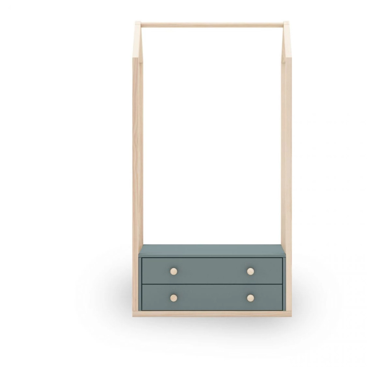 Perchero juvenil Misty Breeze Verde Salvia - Oak Soft