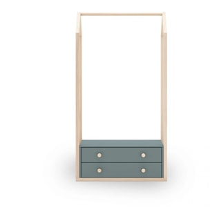 Perchero juvenil Misty Breeze Verde Salvia - Oak Soft