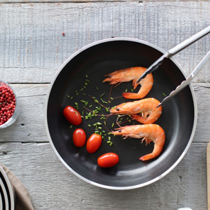 Batterie de cuisine 4 pièces en aluminium - tous feux IRIS