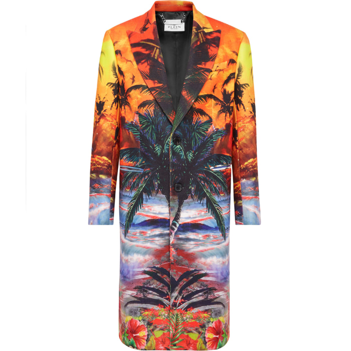 PHILIPP PLEIN COAT LONG HAWAII