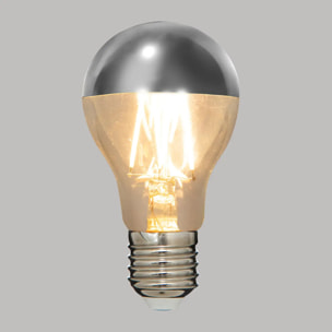 Ampoules LED - verre - argenté - E27