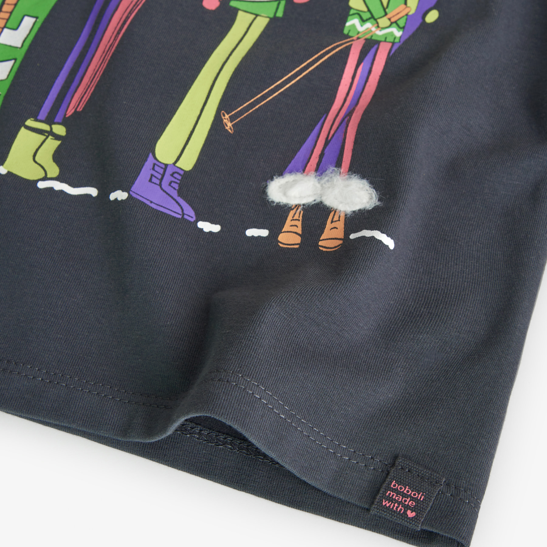 Camiseta punto elástico de niña -BCI