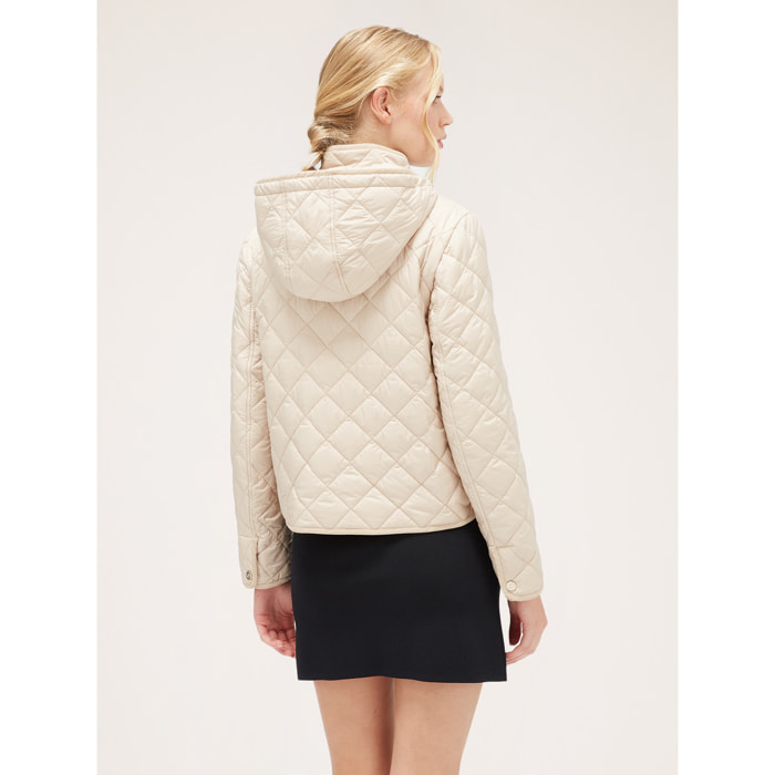 Motivi - Chaqueta acolchada con capucha - Beige