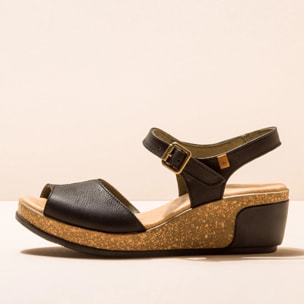 Sandalias N5000 PLEASANT BLACK / LEAVES color Black