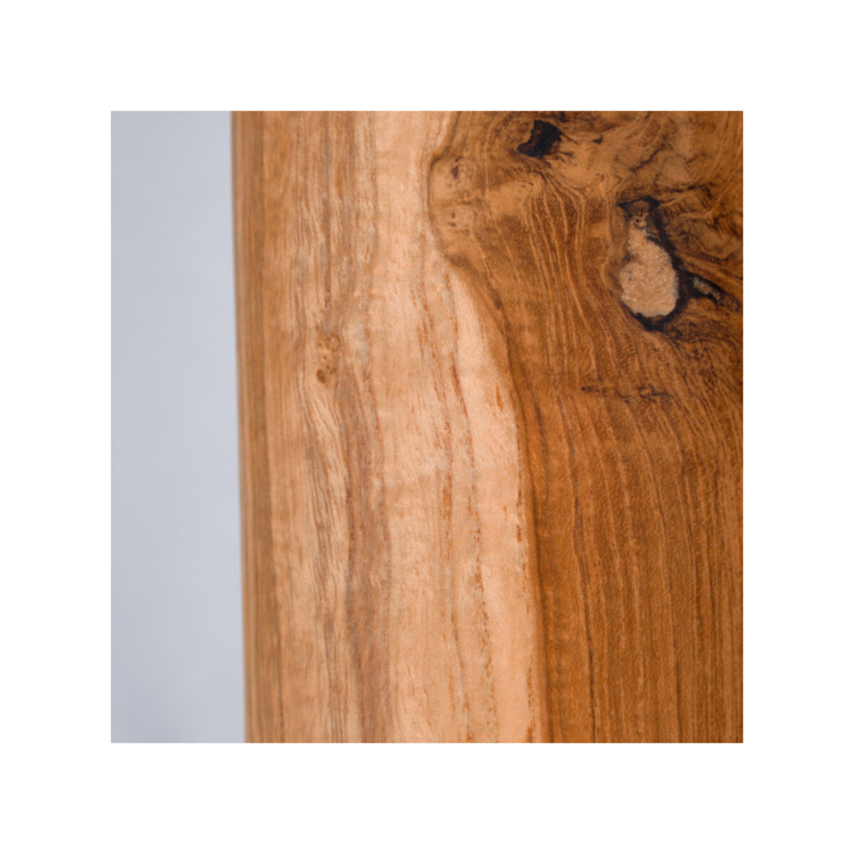 Distributeur savon cylindrique salle de bains en bois de teck - GORAN