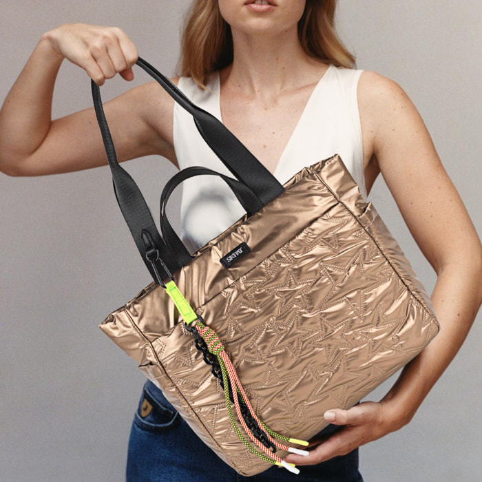 Bolso Shopper-Tote Skpat Meilen Bronce