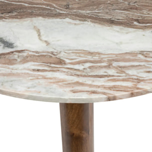 Table basse "Coppa" manguier D91cm