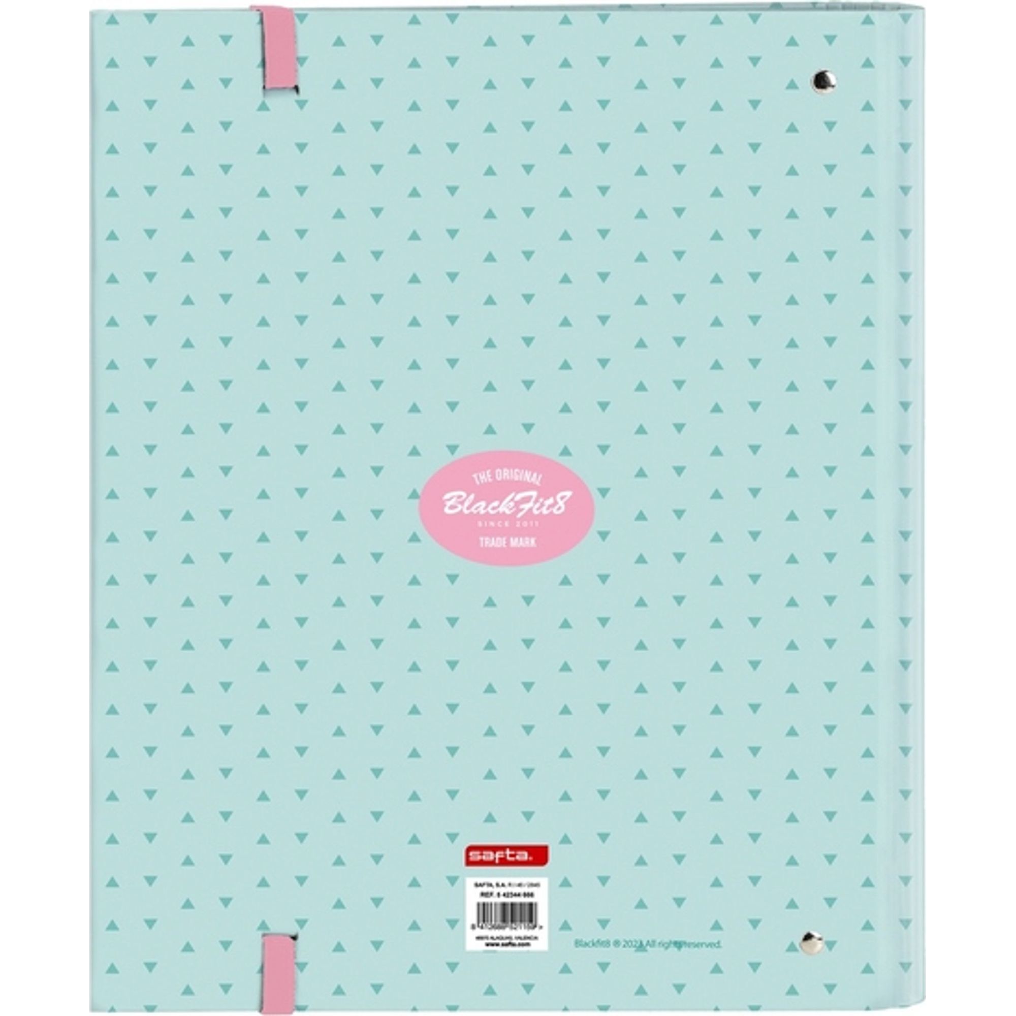 Carpeta 4 anillas 35mm c/recambio blackfit8 "enjoy"