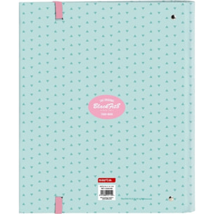 Carpeta 4 anillas 35mm c/recambio blackfit8 "enjoy"