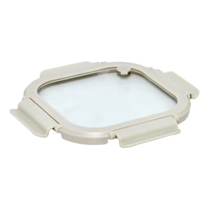 3 boîtes de conservation Clipeat+ carrées 3,2/5,2/8L transparent