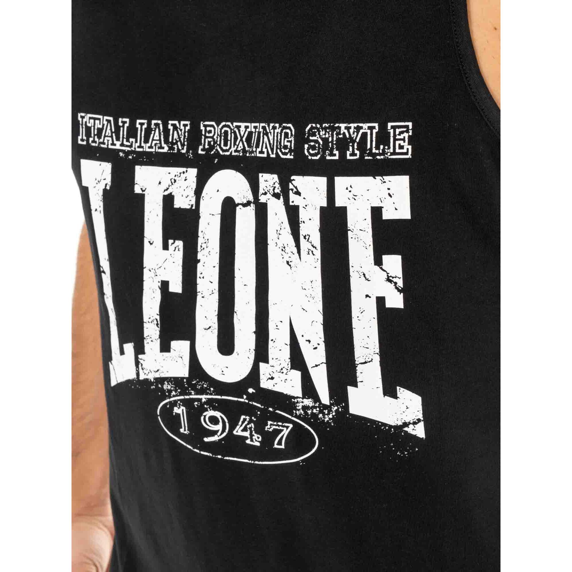 Camiseta de tirantes de algodón elástico para hombre Leone Boxing Legend