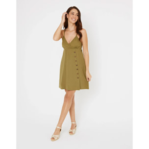 Vestido Corto Tirantes Finos - Makeli