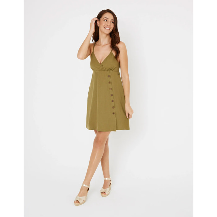 Vestido Corto Tirantes Finos - Makeli