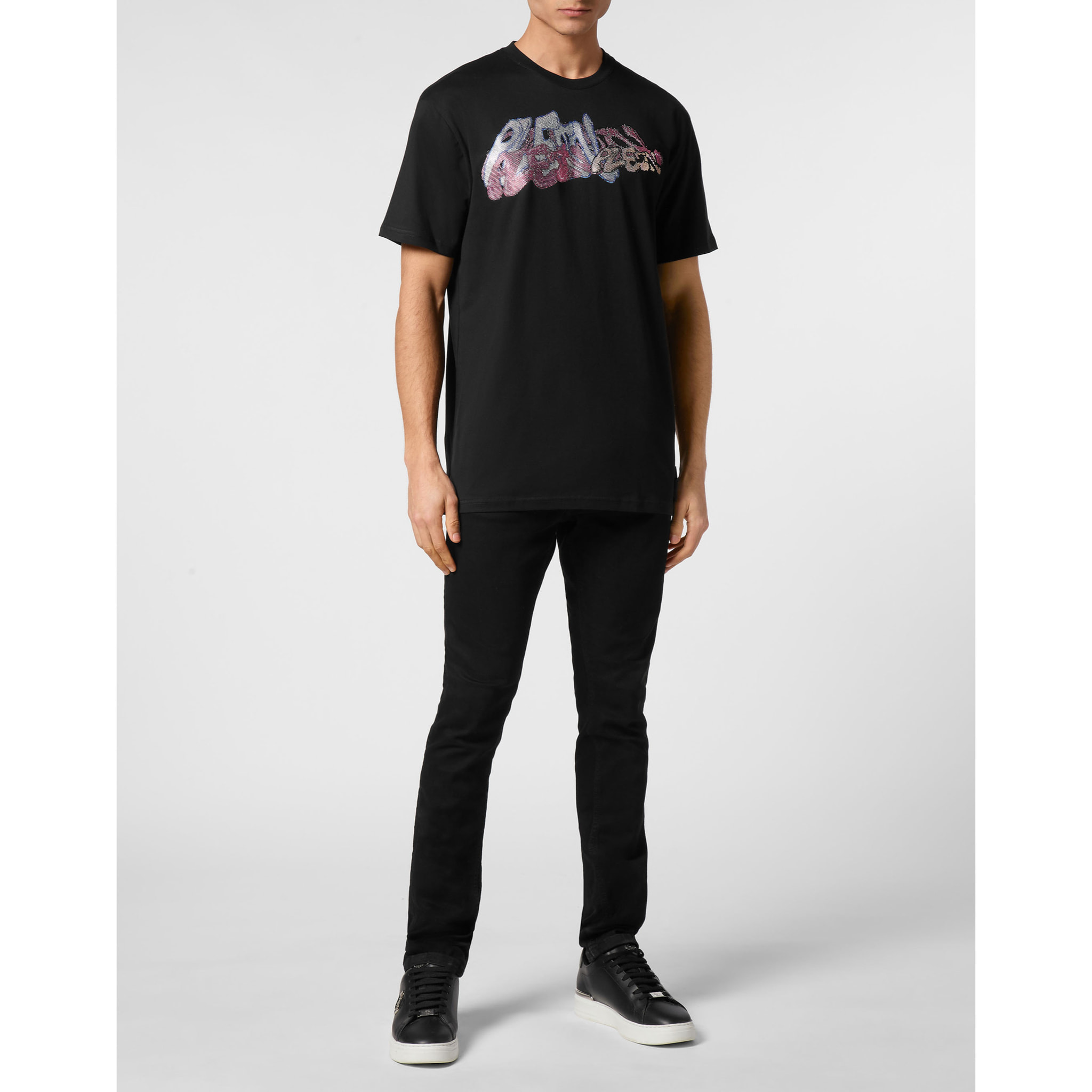 PHILIPP PLEIN Camiseta Cuello Redondo BOMBING GRAFFITI