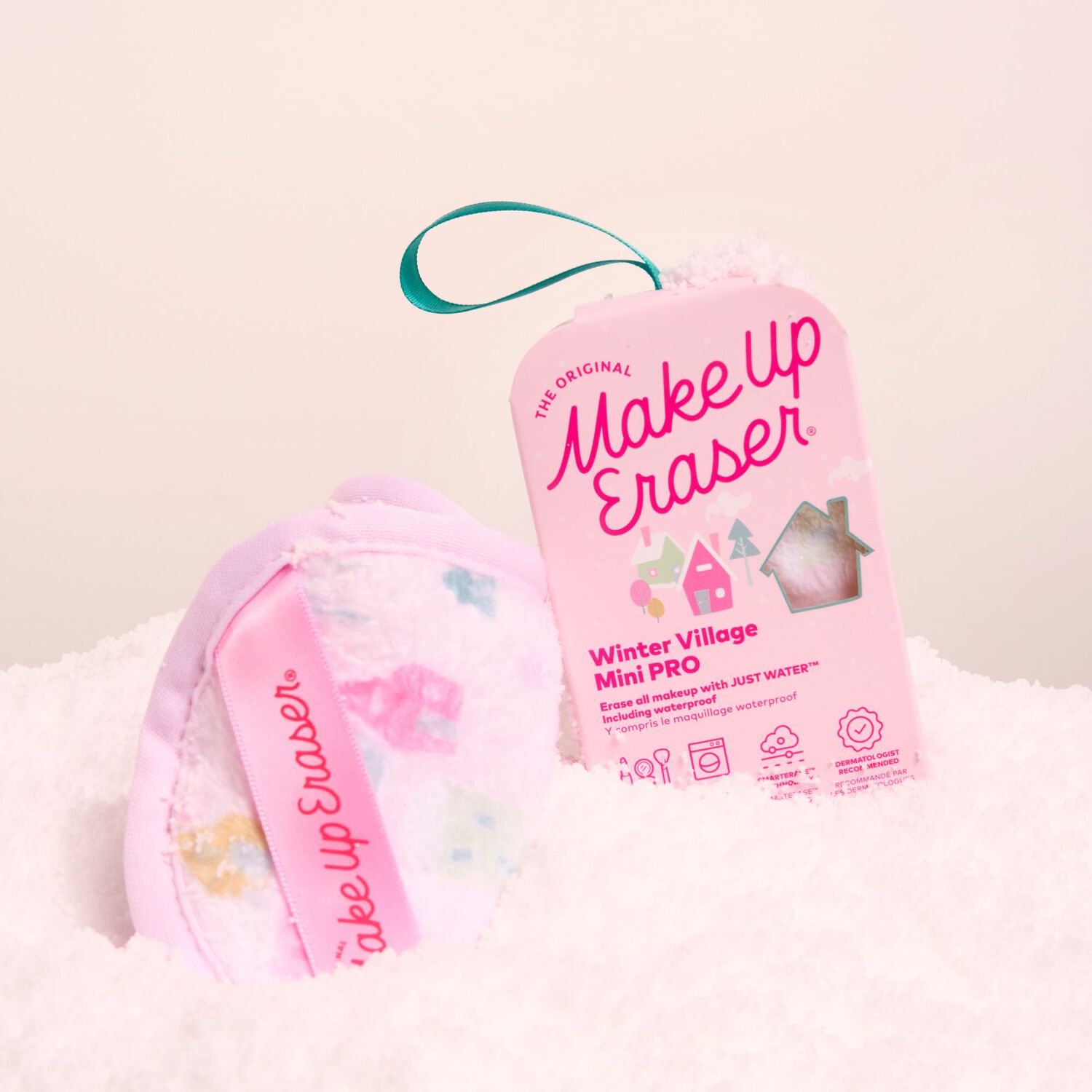 Winter Village - 1 Mini Pro - Serviette Démaquillante Réutilisable
