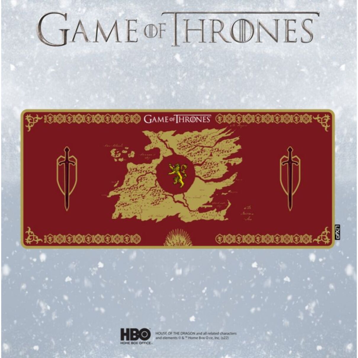 Tapis de souris LEXIP GAME OF THRONES LANNISTER XXL