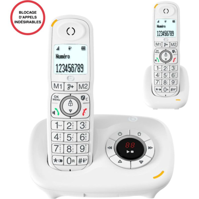 Téléphone sans fil ESSENTIELB BRIO DUO Rép