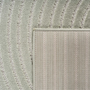 NOVA - Tapis intérieur/extérieur vert à motif géométrique