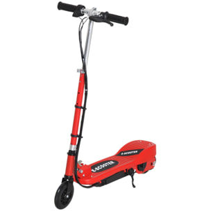 Patinete Eléctrico Plegable Acero PP 74x36x73-91cm Rojo