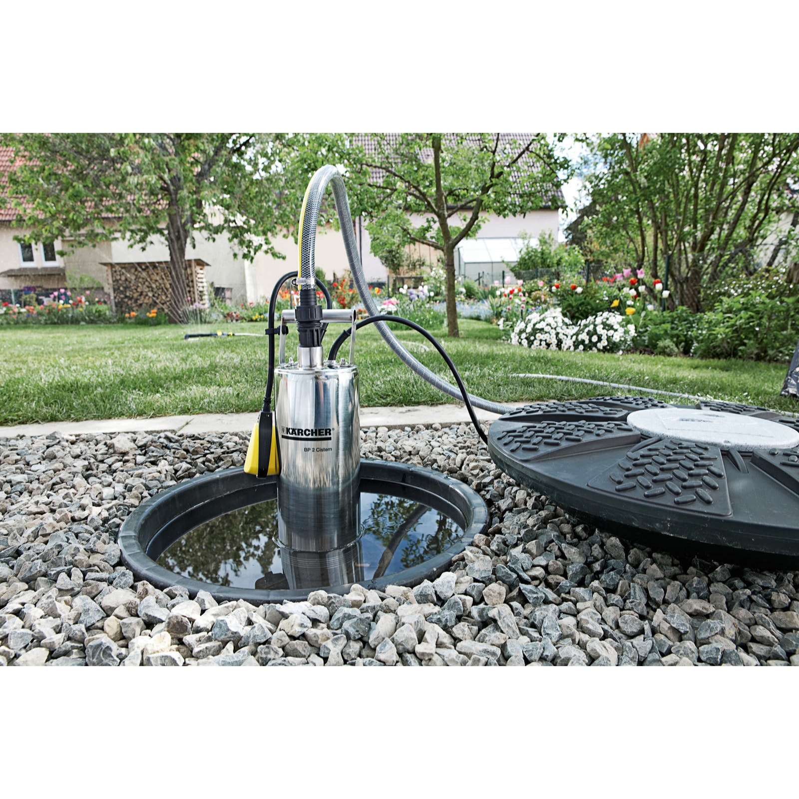 Pompe immergée Karcher BP 2 Cistern - pompe de puisage 800W 5700l/h - 3.2 bars - refoulement 32m