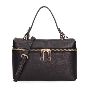 Borsa a mano da donna - Modello False - Vera pelle - 20.0 x 13.0 x 7.0 cm