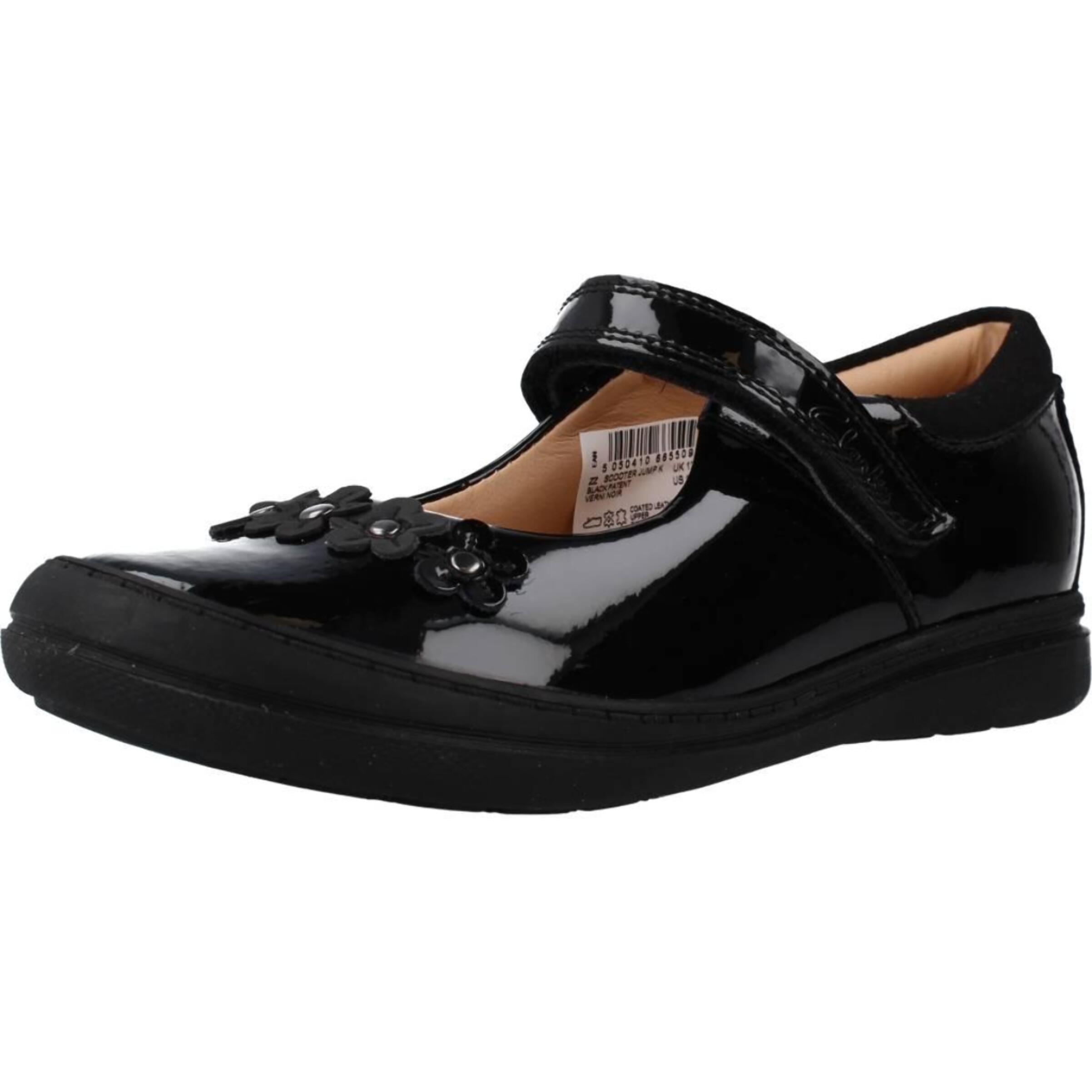 Colegiales Niña de la marca CLARKS  modelo SCOOTER JUMP K NEGRO