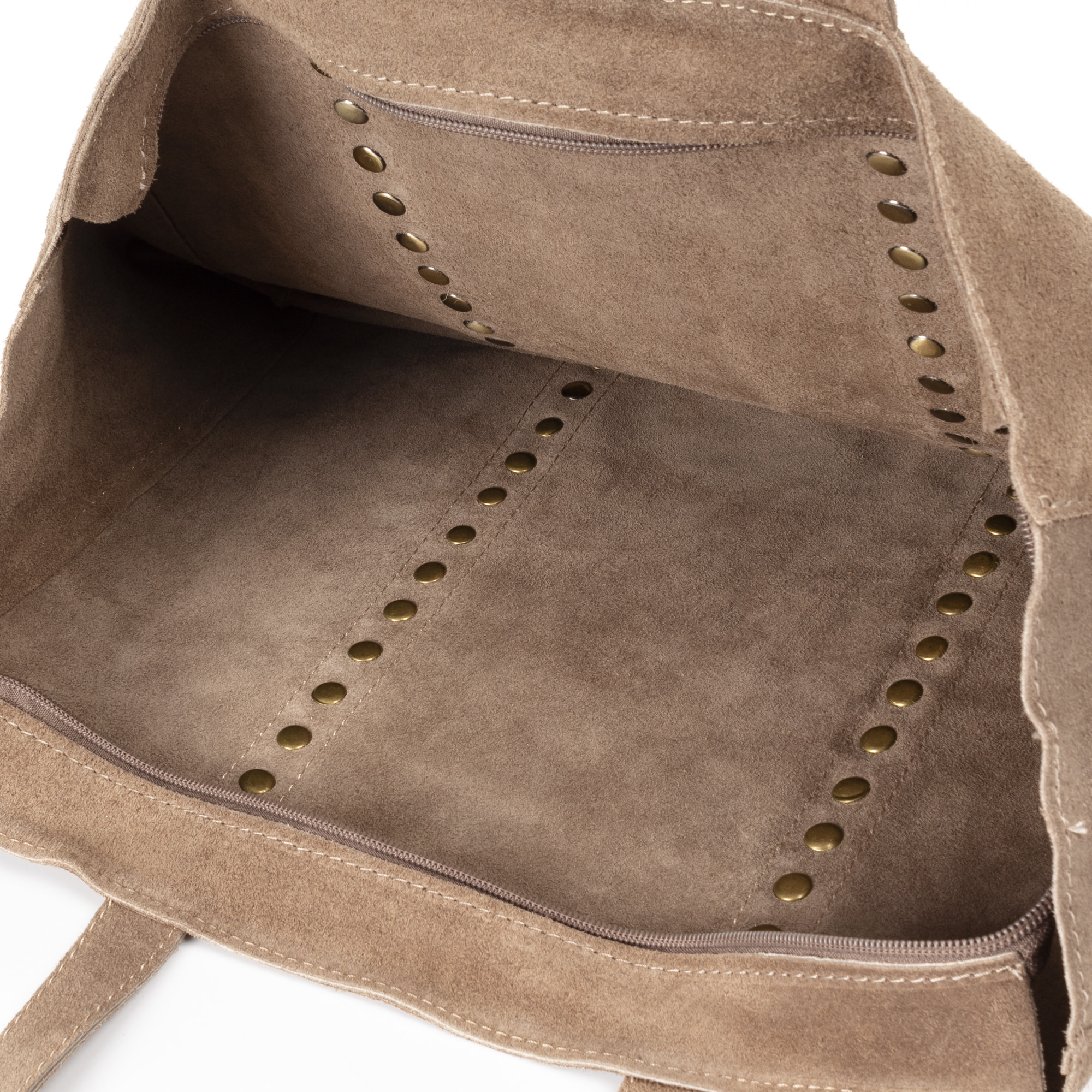 Alonte bolso de hombro mujer. Piel auténtica Gamuza.