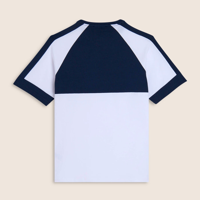 T-shirt con blocchi di colore