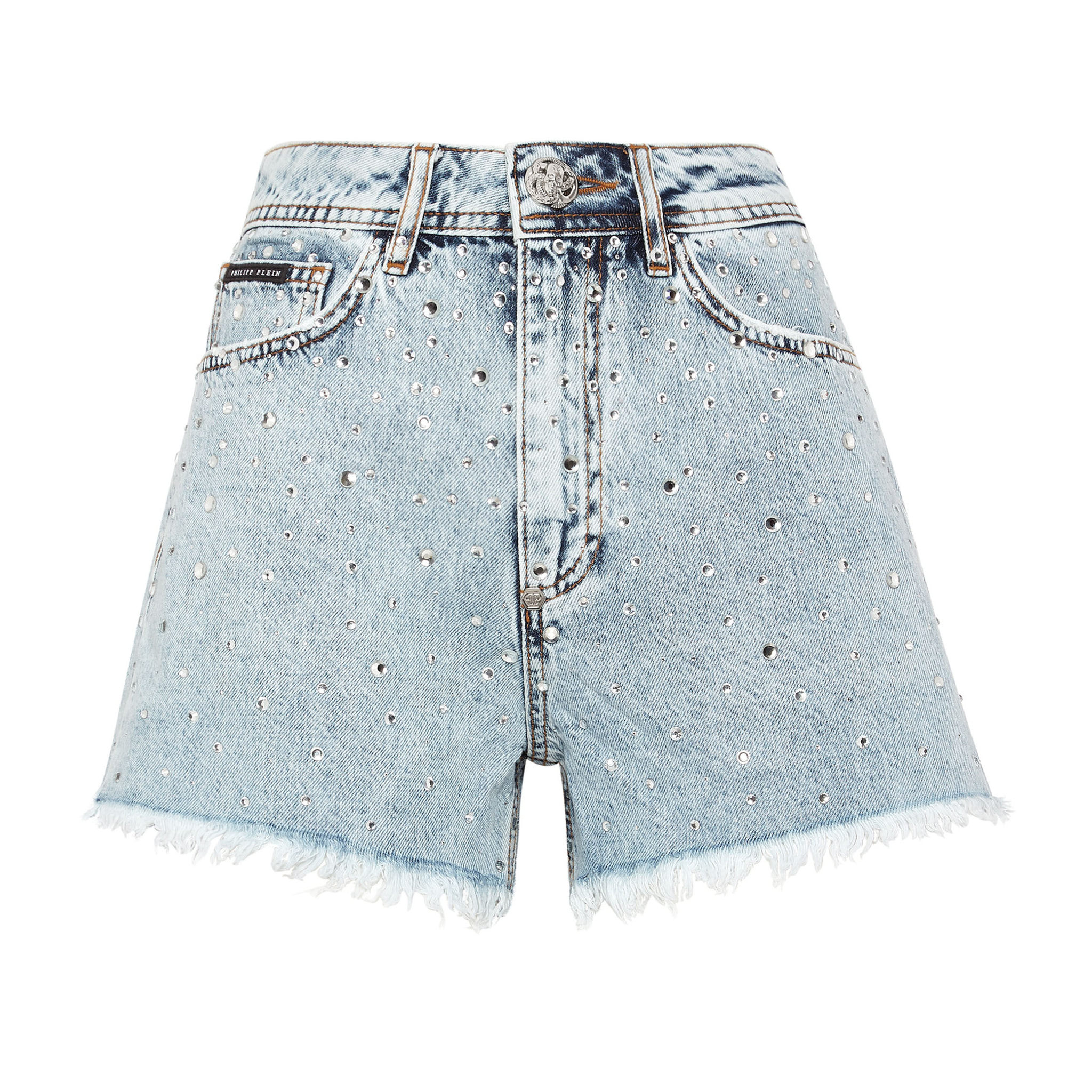 PHILIPP PLEIN Pantalones cortos vaqueros