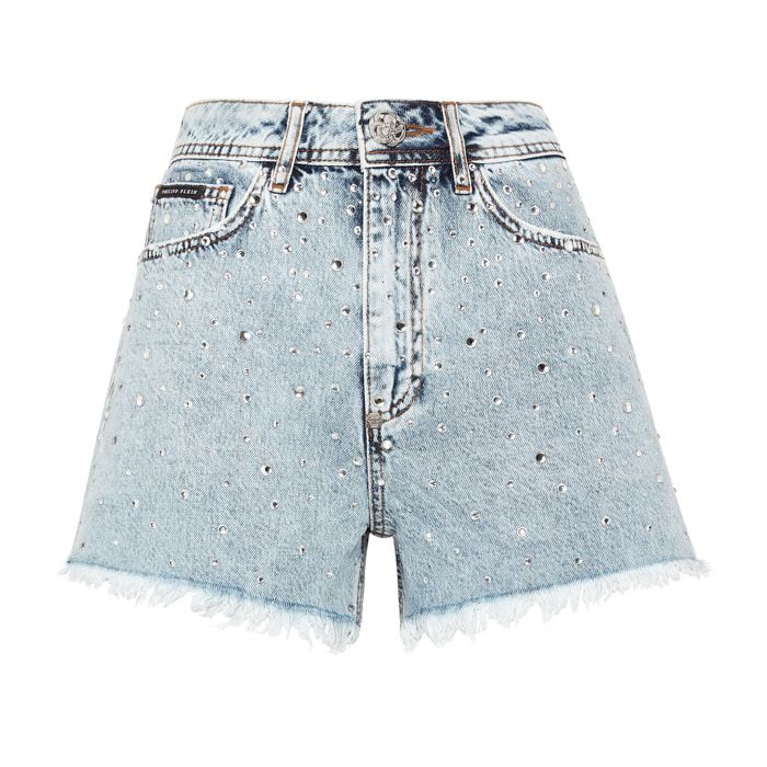 PHILIPP PLEIN Pantalones cortos vaqueros