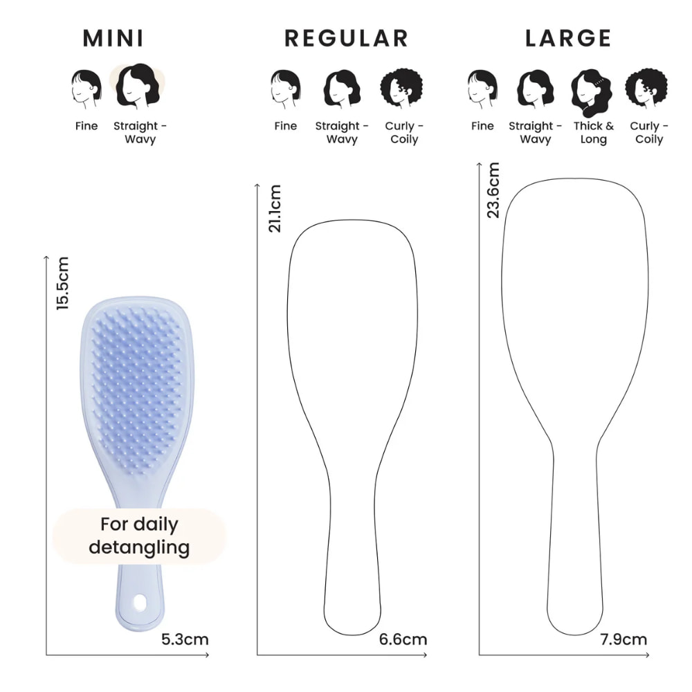 TANGLE TEEZER The Ultimate Detangler MINI: Digital Lavander