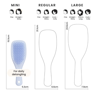 TANGLE TEEZER The Ultimate Detangler MINI: Digital Lavander
