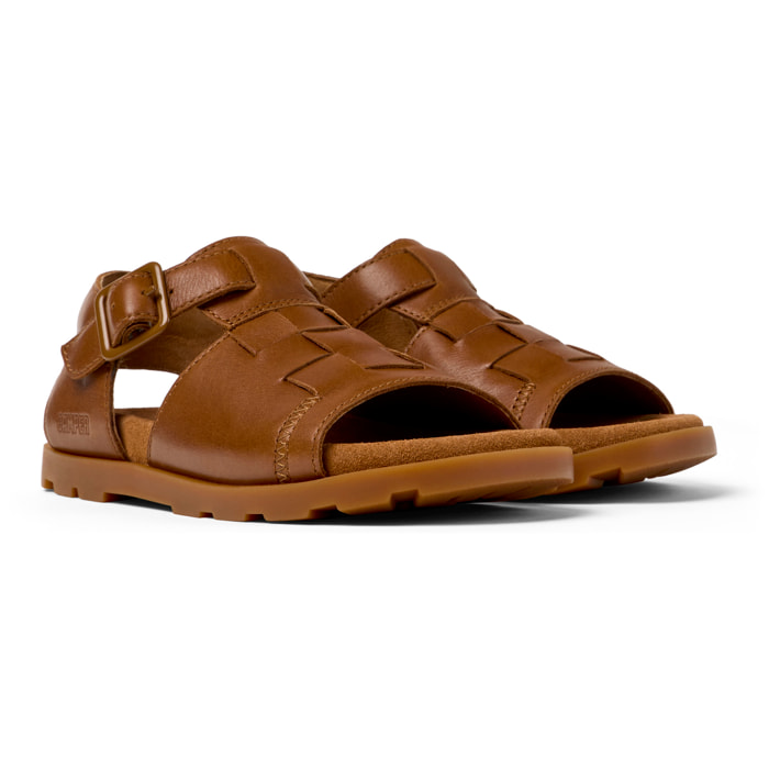Sandalias - CAMPER Brutus - Marron - Cuero liso