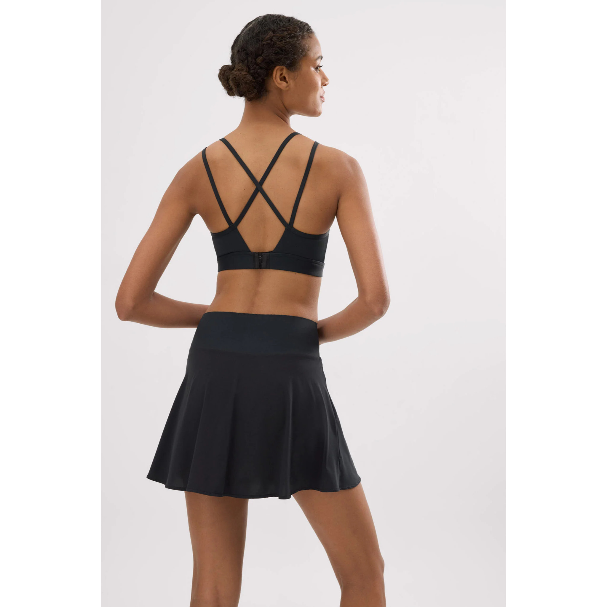 Gonna sportiva donna Nero