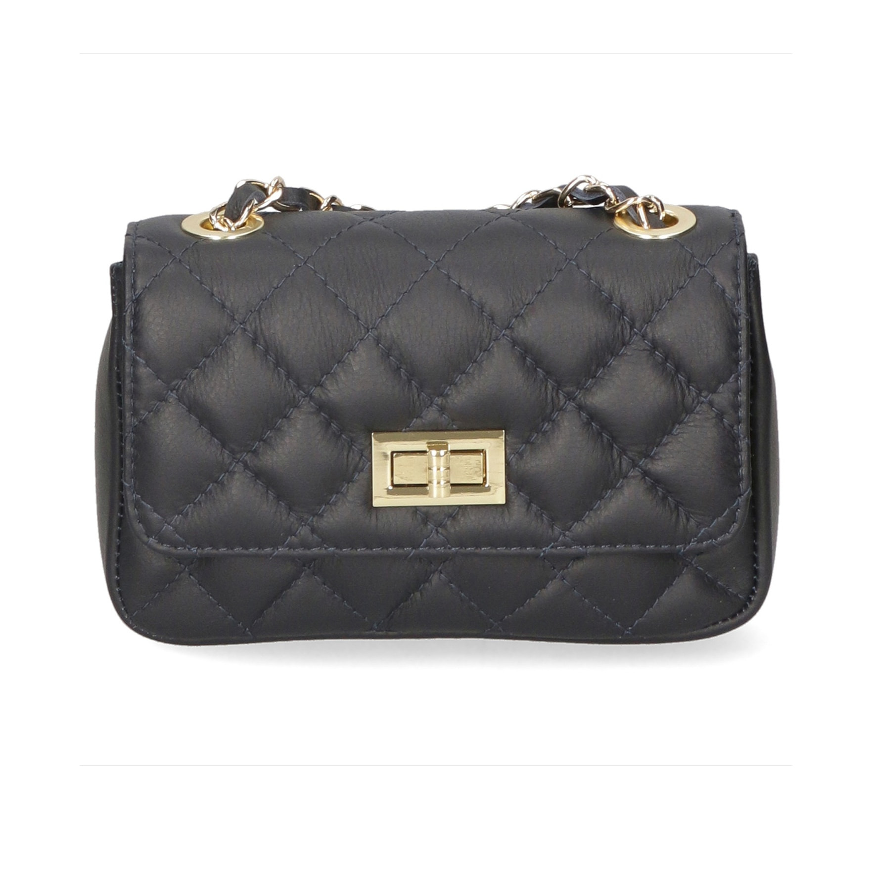 Borsa a spalla da donna - Modello Carolina - Vera pelle - 20.0 x 13.0 x 6.0 cm