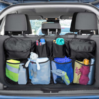 Organizer regolabile per auto Trydink - nero - 86x45x0,5 cm