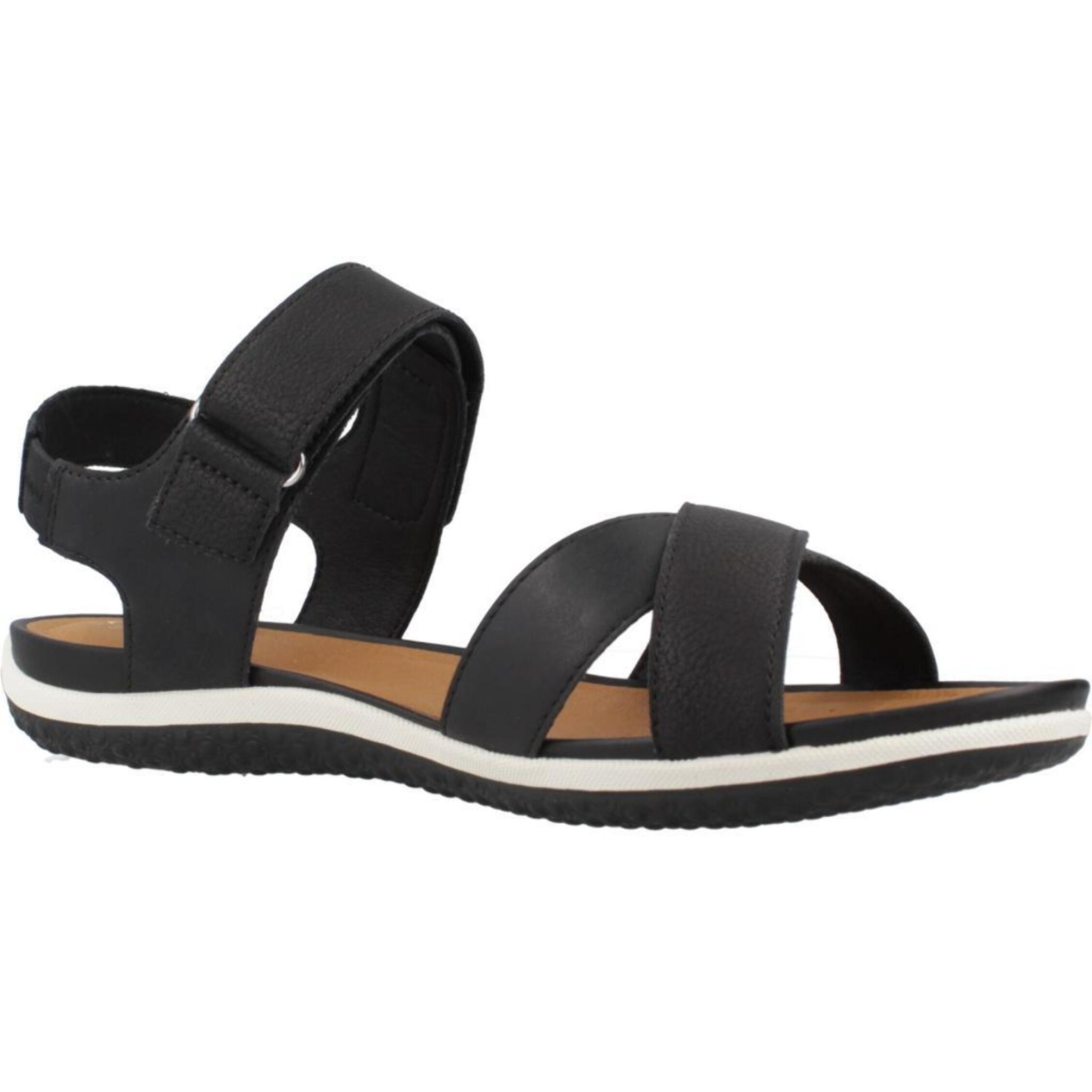 Sandalias Mujer de la marca GEOX  modelo D SANDAL VEGA NEGRO