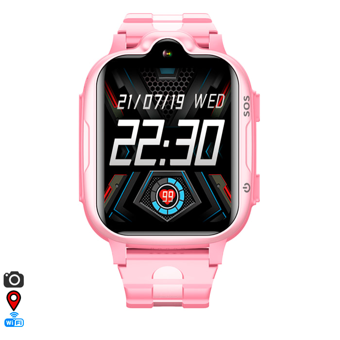 Smartwatch K15 4G GPS. Localizzazione speciale per bambini, con fotocamera, funzione di tracciamento, ascolto remoto, chiamate SOS e videochiamata.