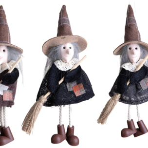 Befane con Scarpe Da App. - Pezzi 3 - 6xH21x4,5cm - Bianchi Dino SpA